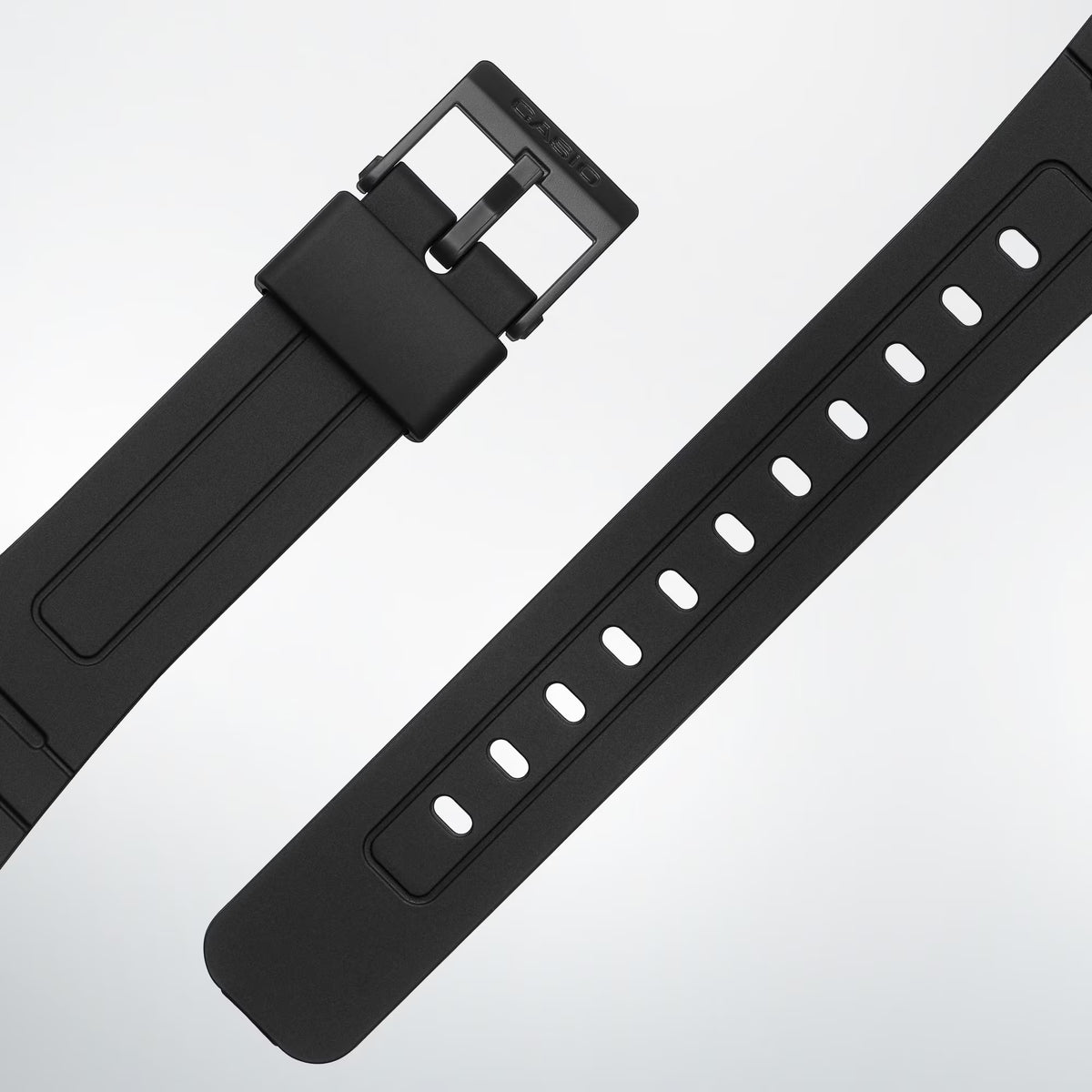 Casio Vintage Step Tracker Black Resin Watch FB100W-1A