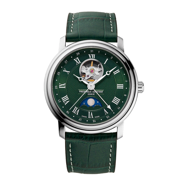 Frederique Constant Classic Heart Beat Moonphase Watch FC-335MCGRW4P