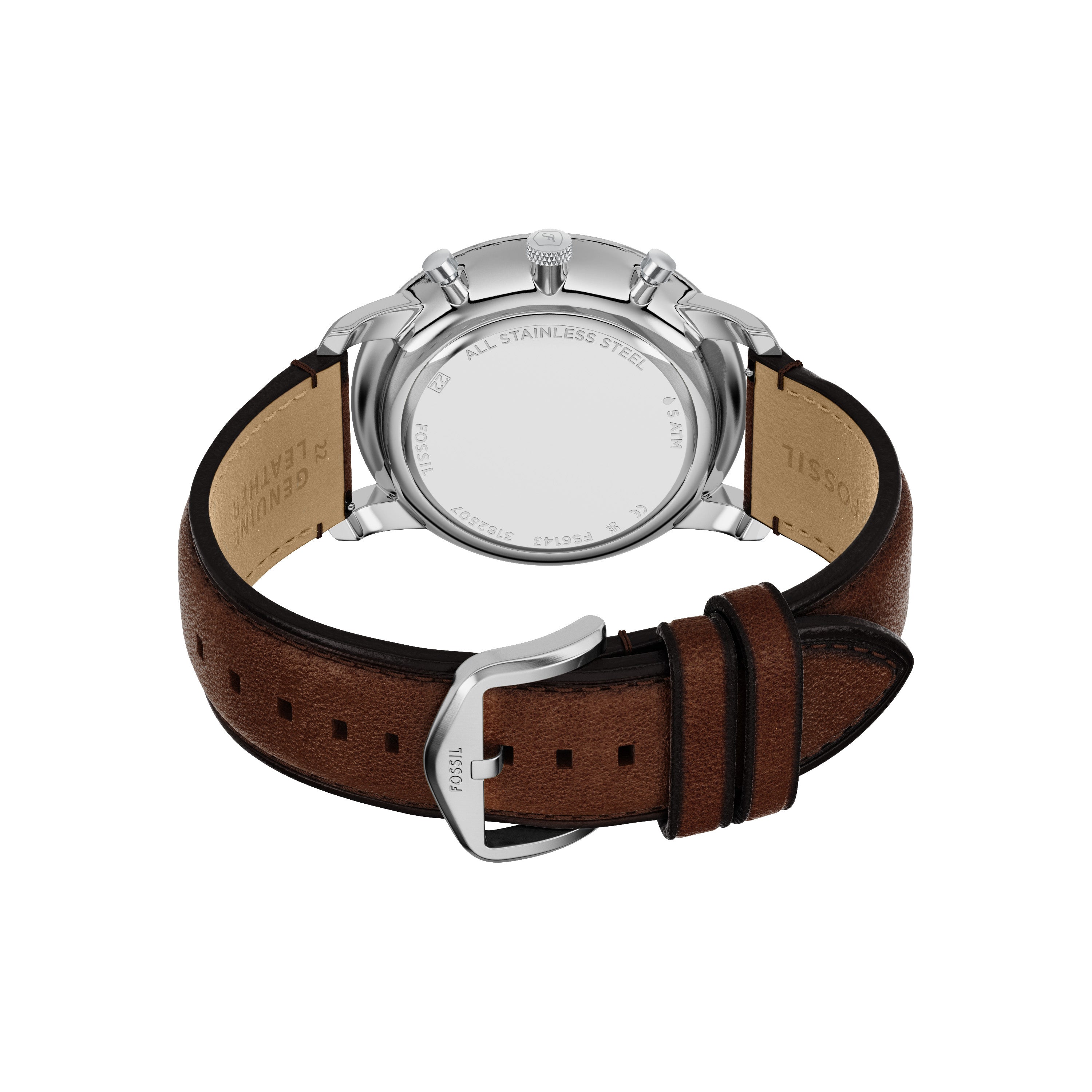 Fossil Neutra Chronograph Brown Leather Watch FS6143