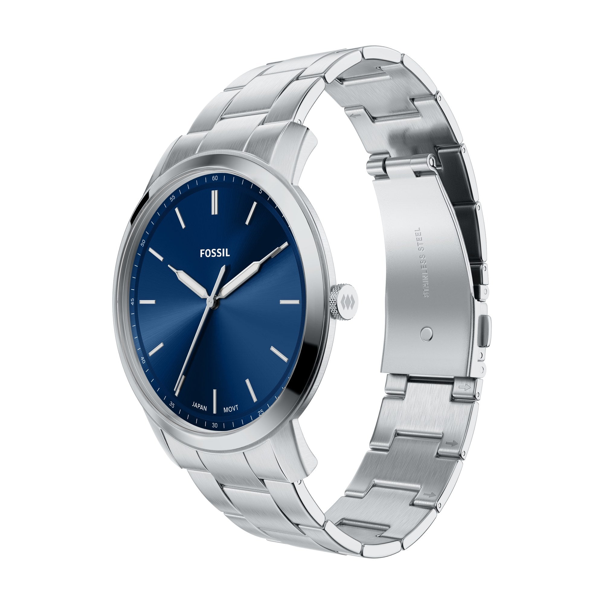 Fossil men's watch, blue dial (view 3)