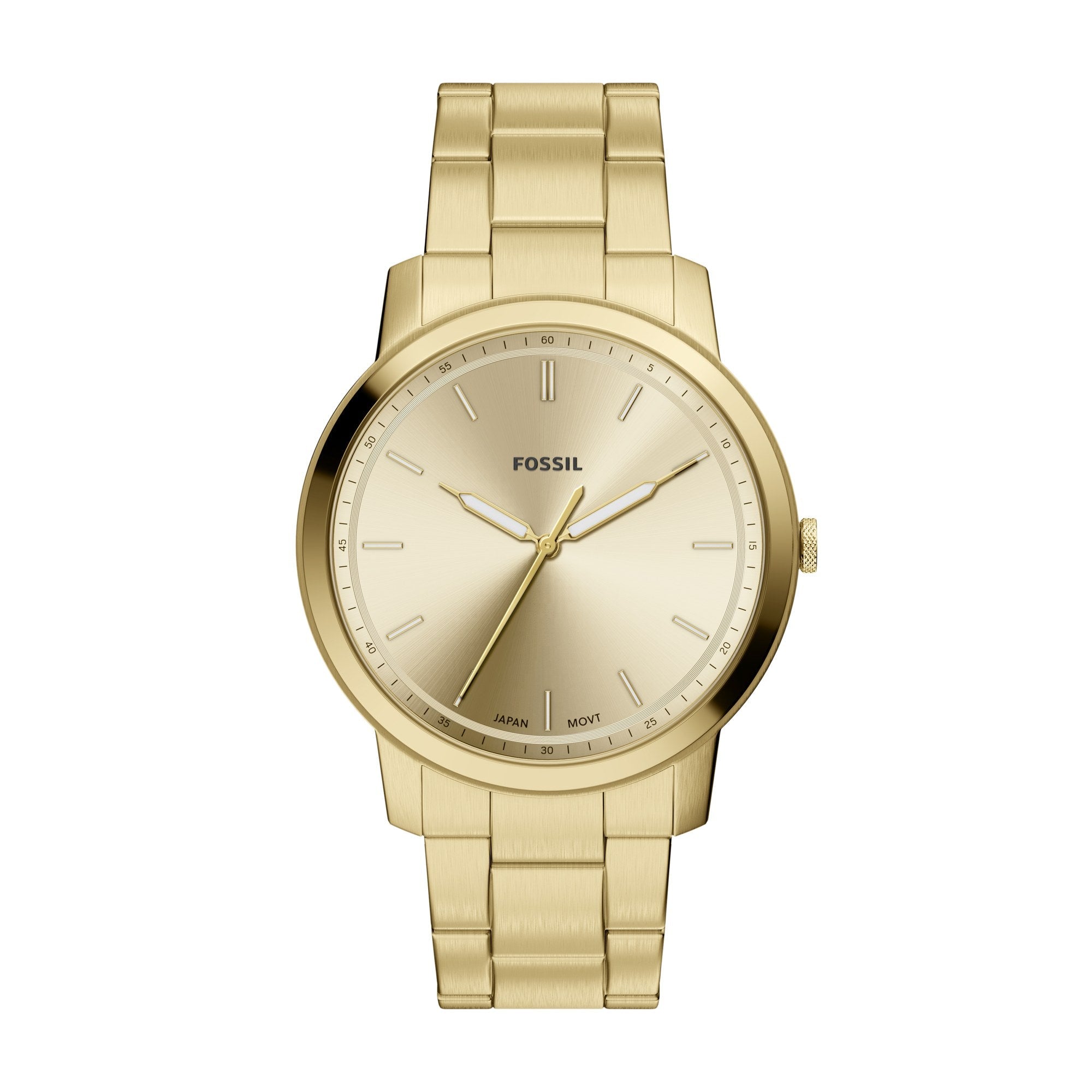 Fossil men's watch, gold dial
