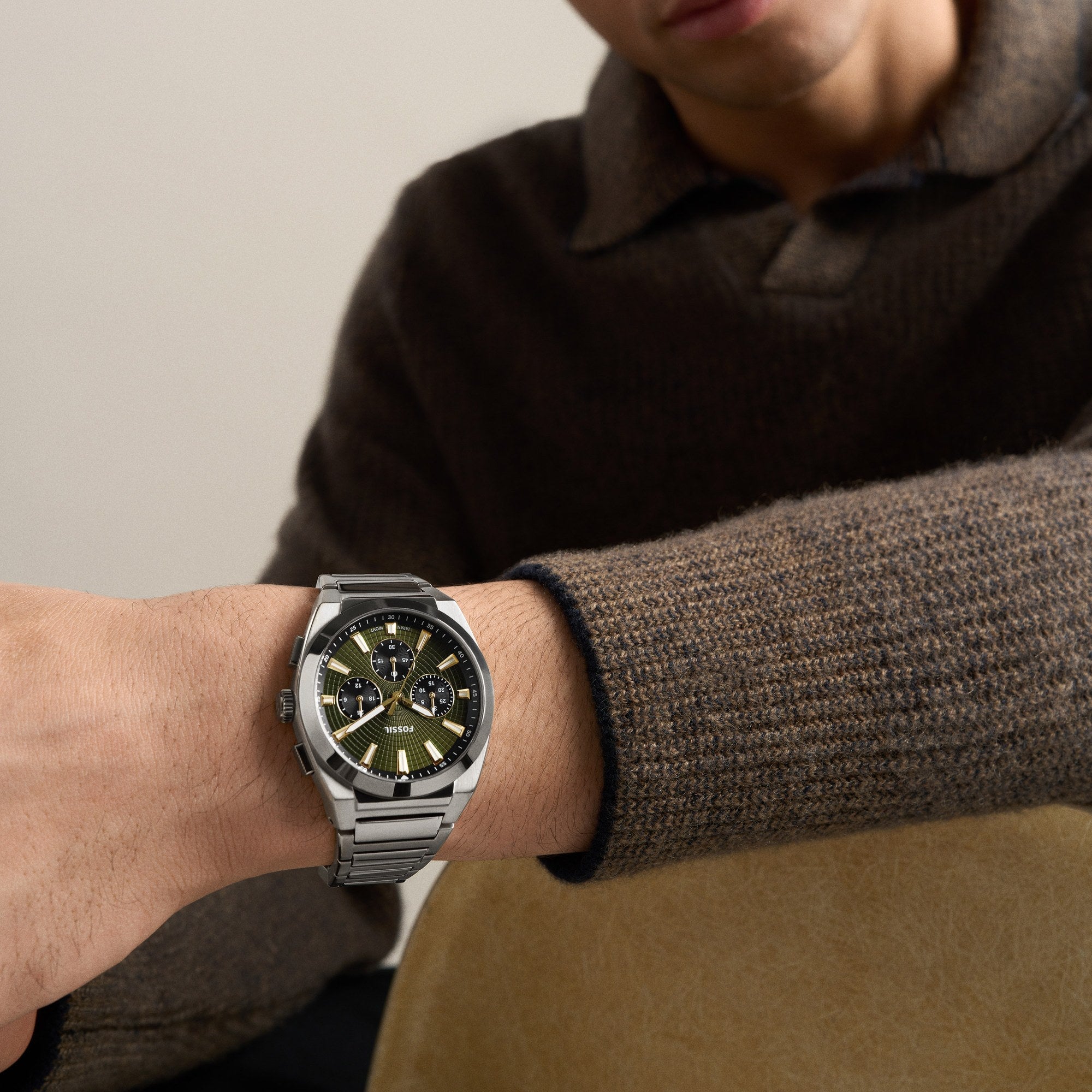 Fossil men's watch, green dial (view 7)