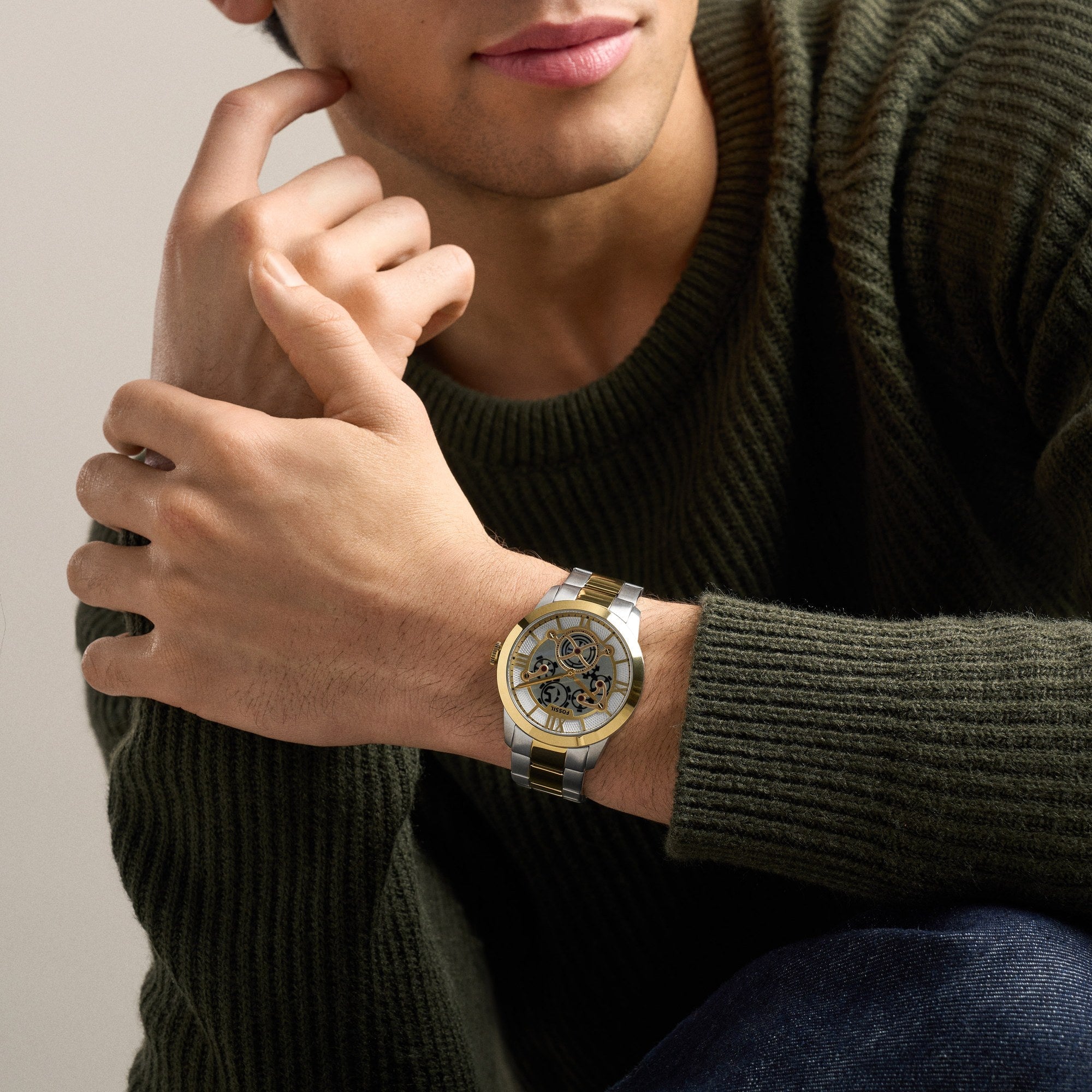 Fossil men's watch, two tone dial (view 7)
