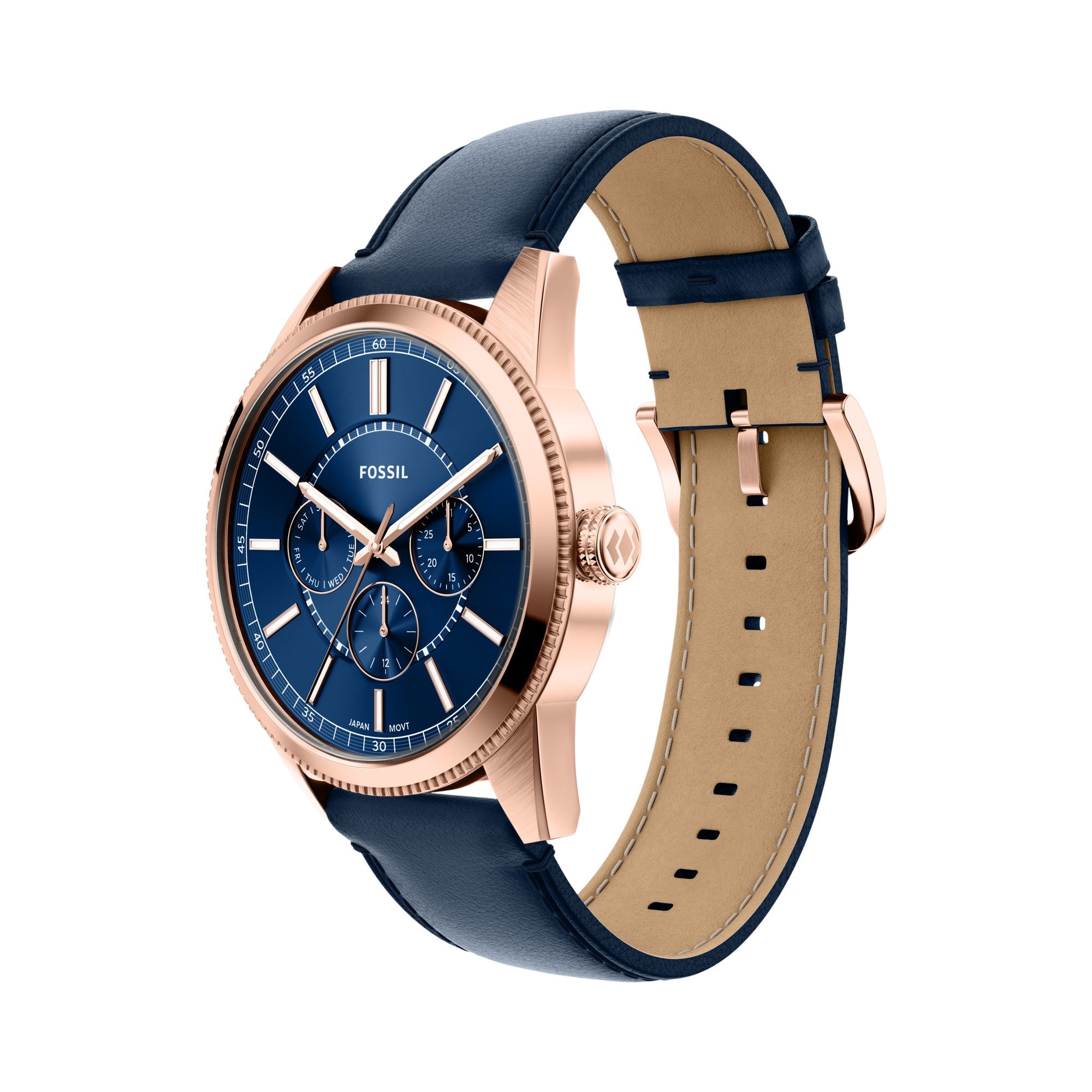 Fossil men's watch, blue dial (view 3)