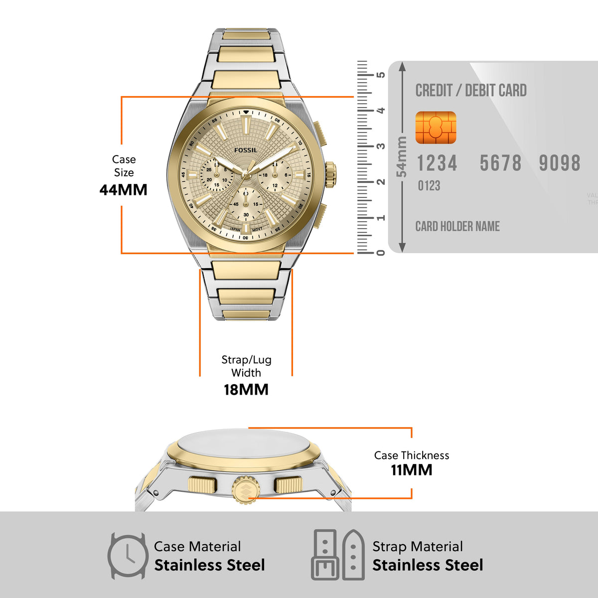 Fossil Everett FS6243 view 7