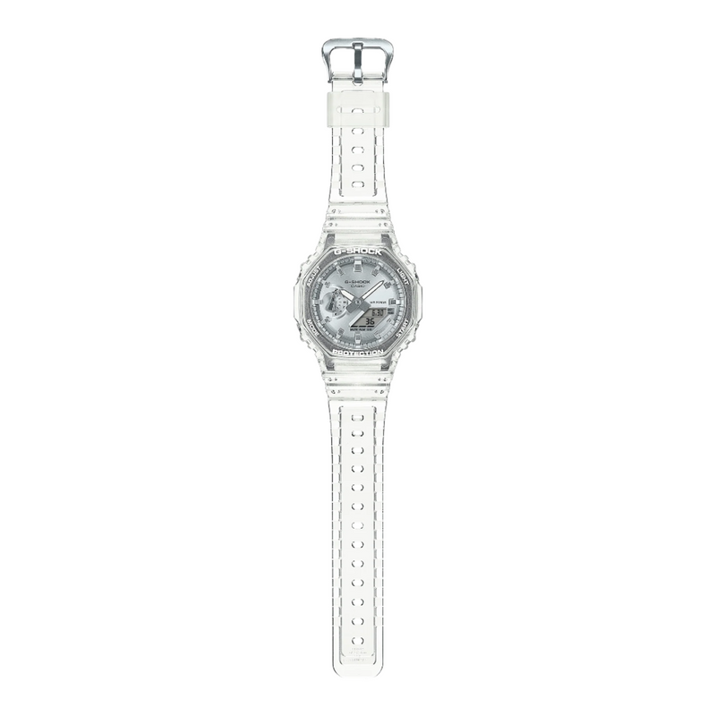 G-Shock Analog Digital Grey Dial Transparent Resin Band GA2100BM-7A8
