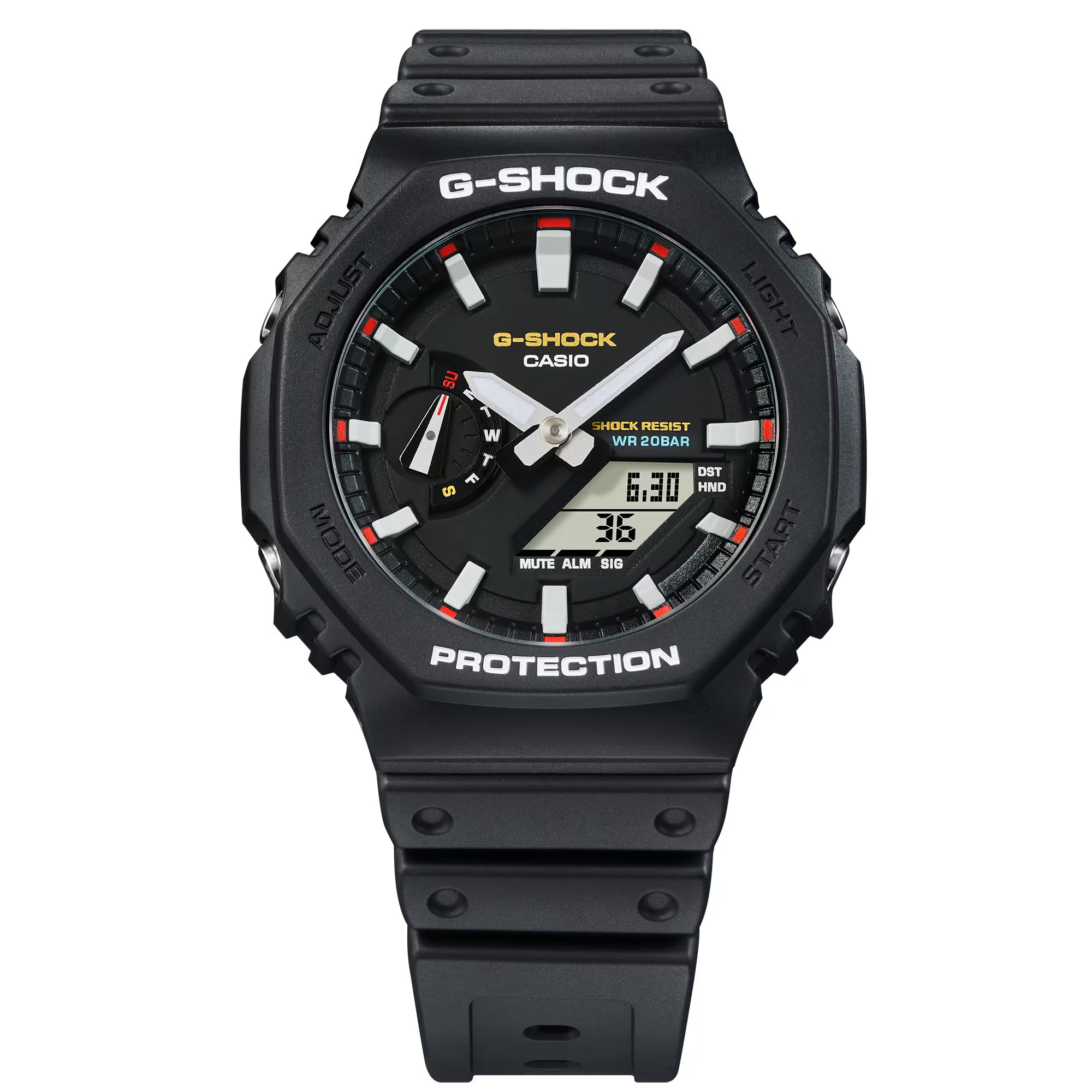 G-Shock Analog Digital Black Resin Band Watch GA2100RL-1A