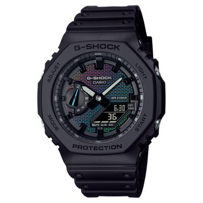 G Shock Analog Digital Black Resin Band Watch GA2100RW 1A