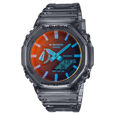 G-Shock Analog Digital Transparent Resin Band Watch GA2100TLS-8A