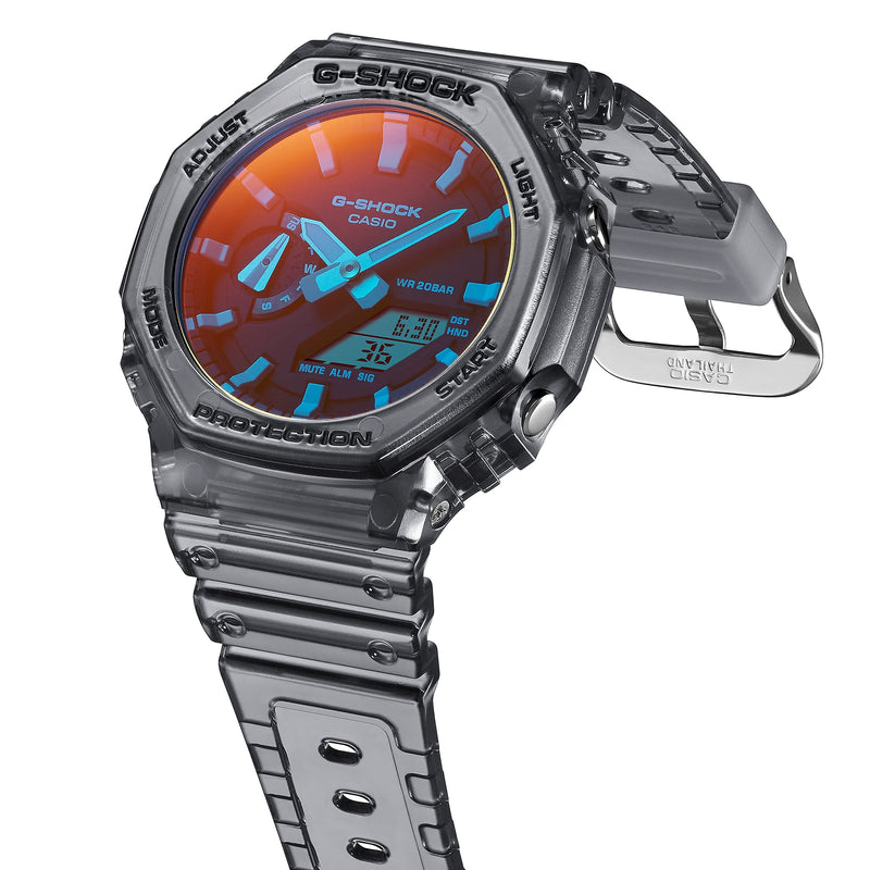 G-Shock Analog Digital Transparent Resin Band Watch GA2100TLS-8A