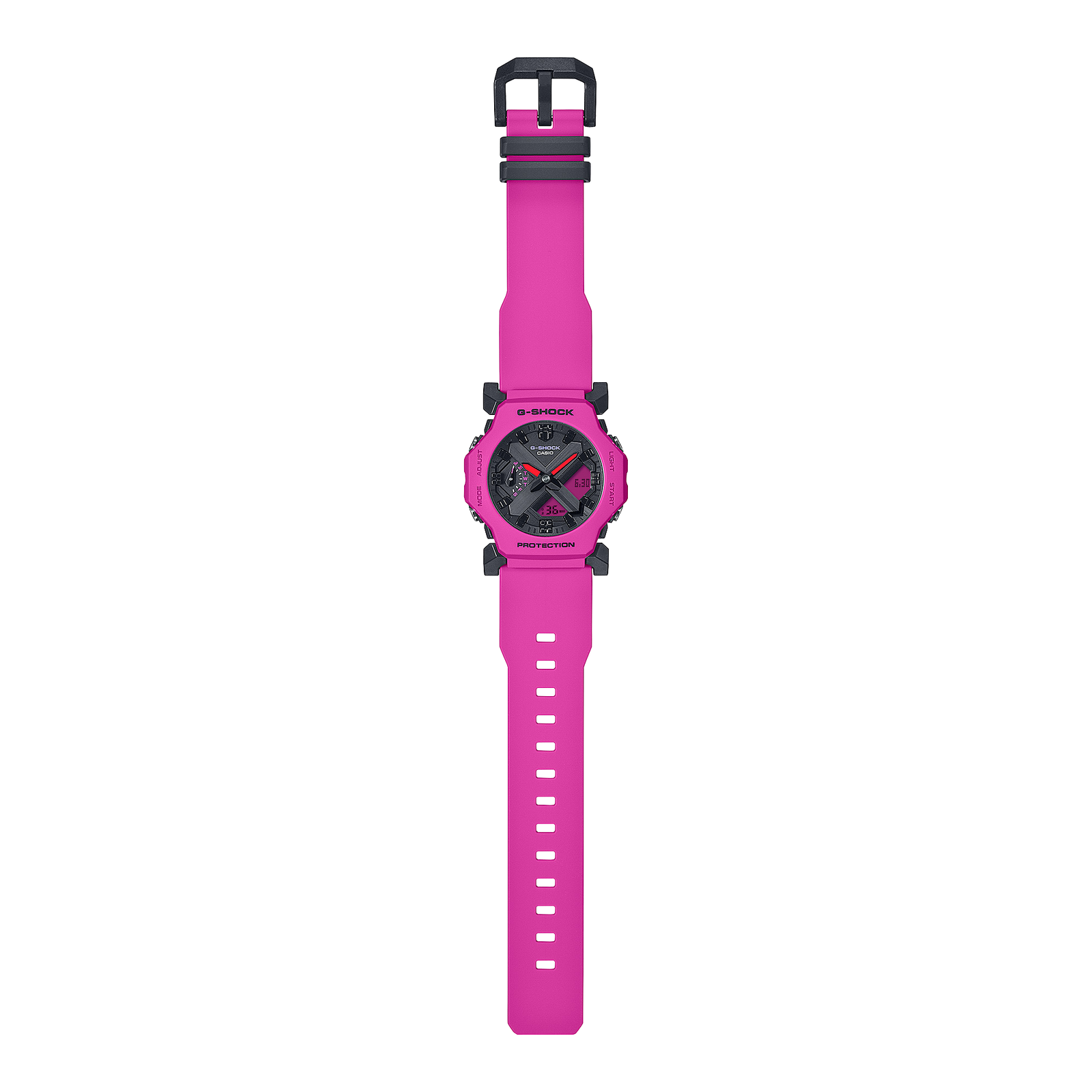 G Shock Analog Digital Pink Resin Band Watch GA2300 4A Watch Direct