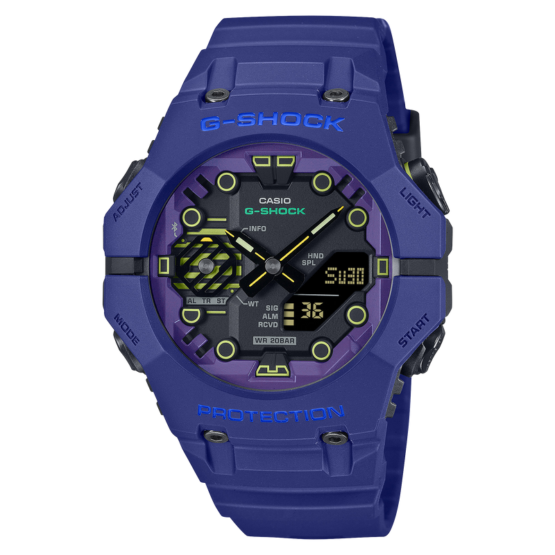 G-Shock Analog Digital DUO Cyberspace Blue Resin Band Watch GAB001CBR-2A