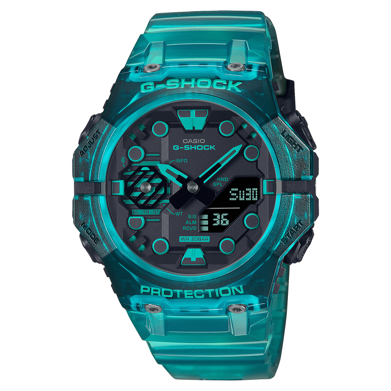 G-Shock Analog Digital DUO Blue Resin Band Watch GAB001G-2A