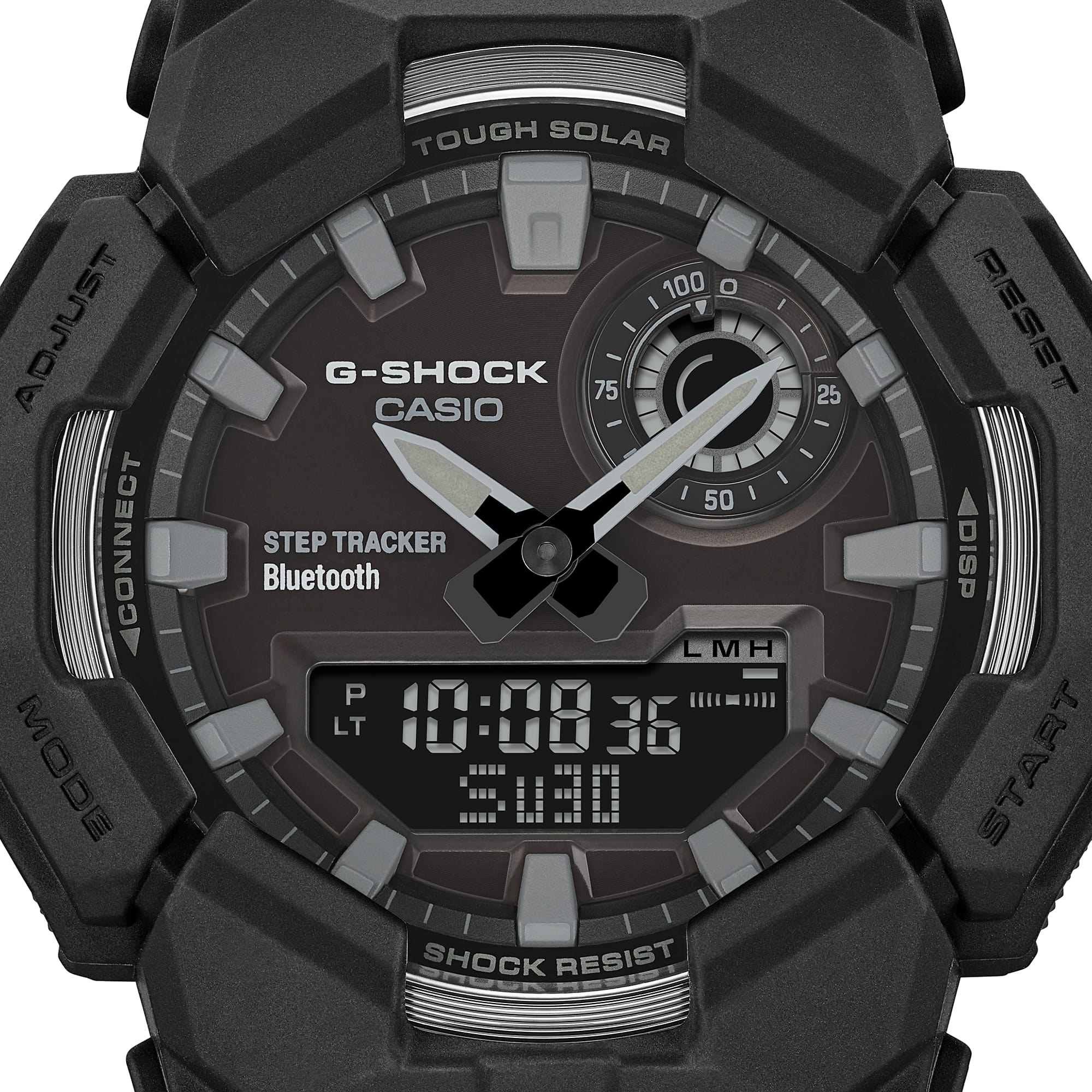 G-Shock Duo Analog Digital Black Resin Band Watch GAB010-1A1