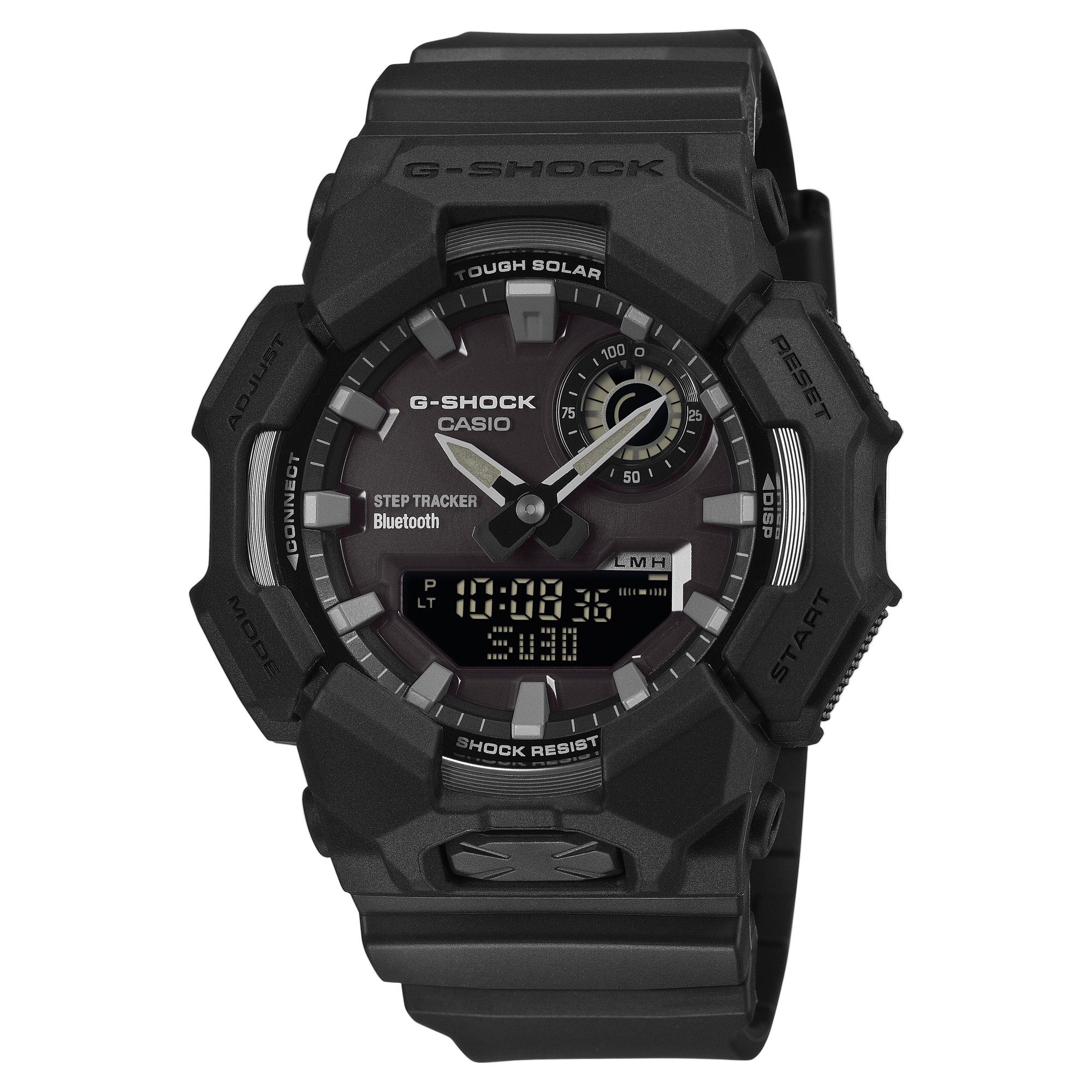 G-Shock Duo Analog Digital Black Resin Band Watch GAB010-1A1