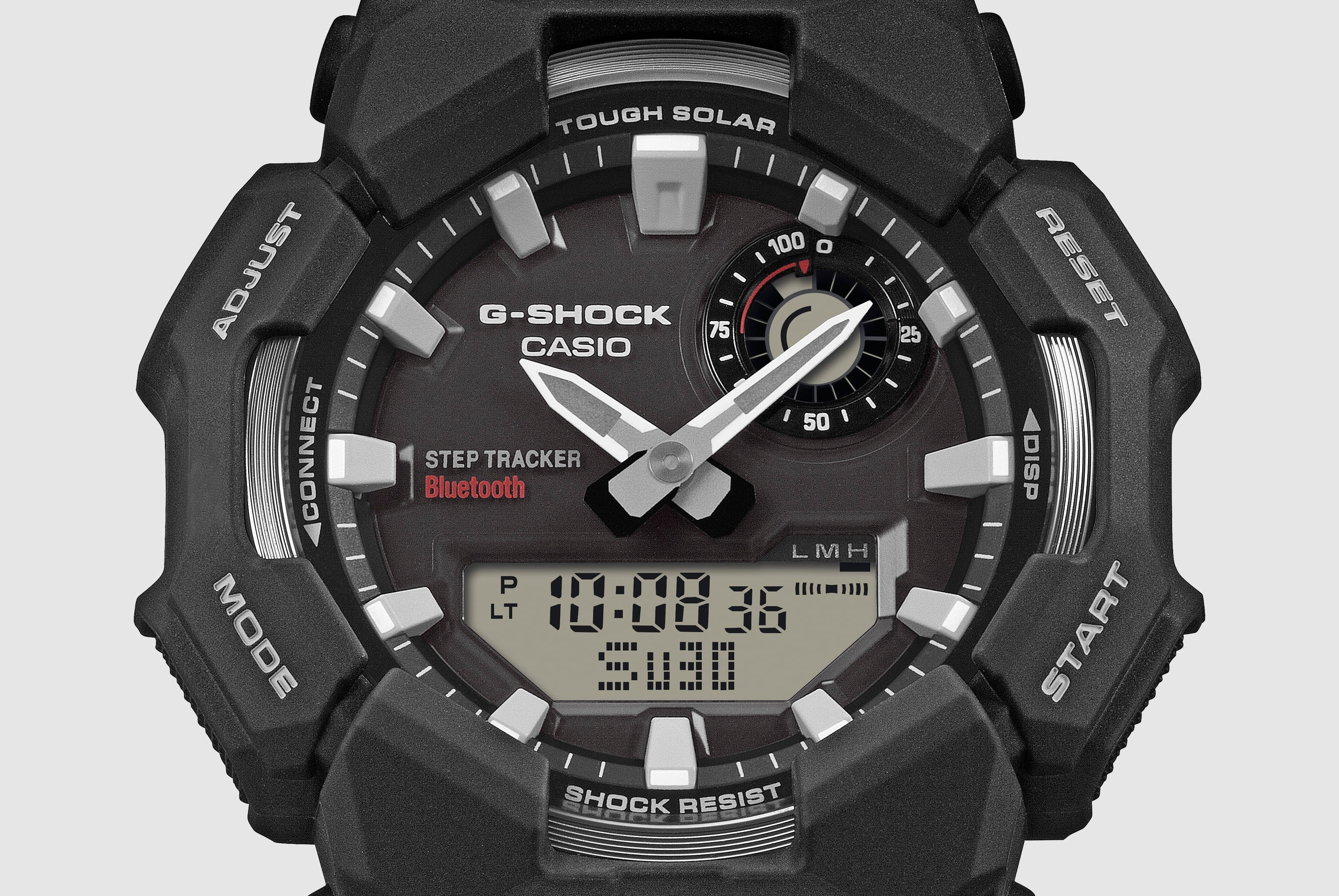 G-Shock Duo Analog Digital Black Resin Band Watch GAB010-1A