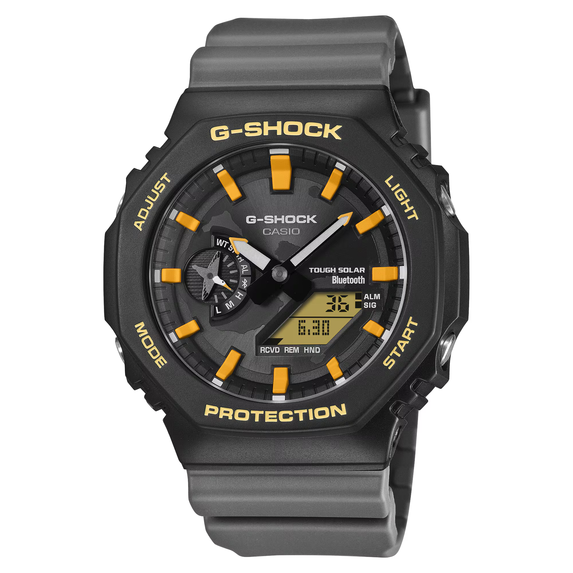 G-Shock Charles Darwin Foundation Black Band Yellow Watch GAB2100DF-1A