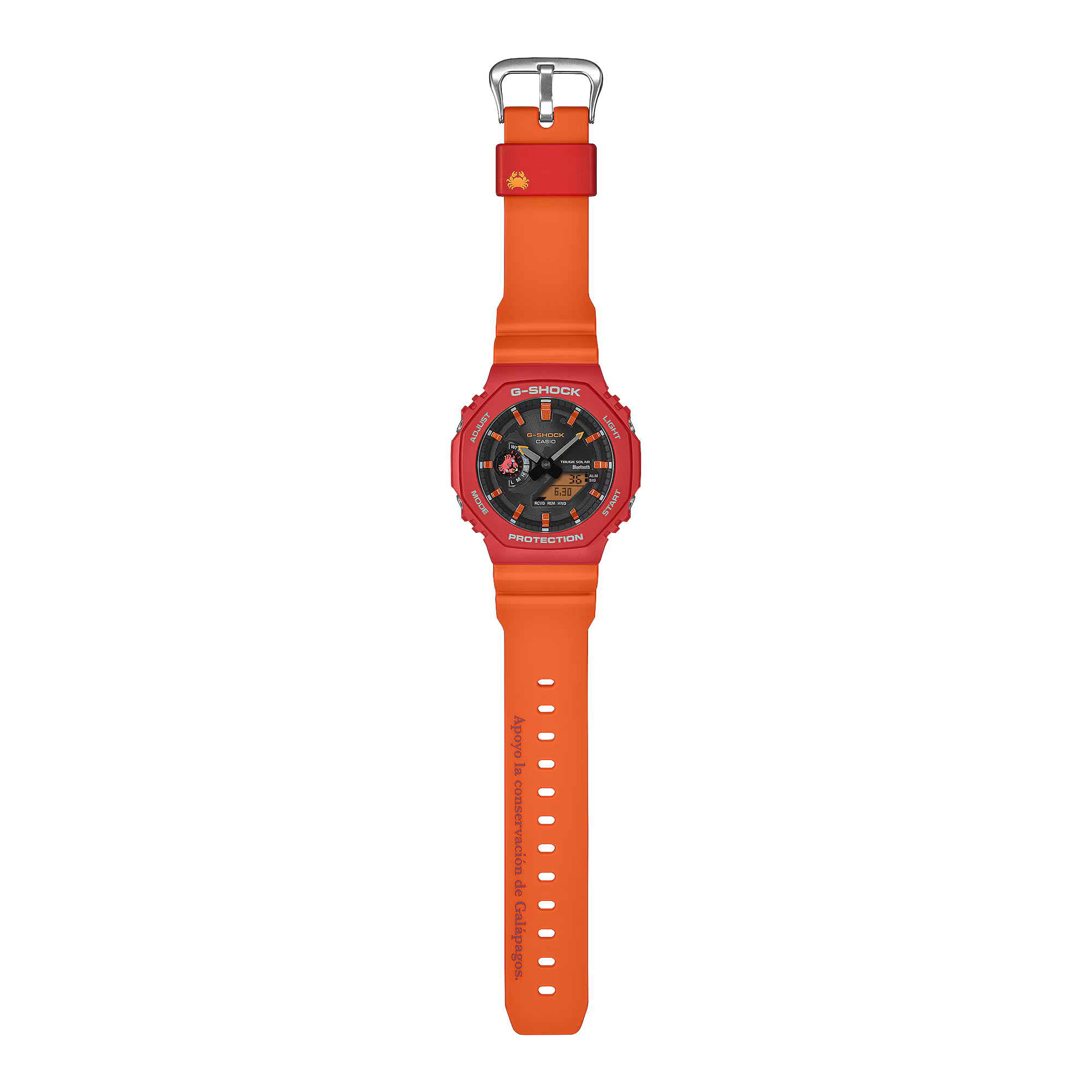 G-Shock Charles Darwin Foundation Red and Orange Watch GAB2100DF-4A