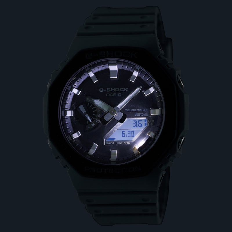 G-Shock Analog Digital Grey Dial Grey Resin Band Watch GAB2100LUU-8A