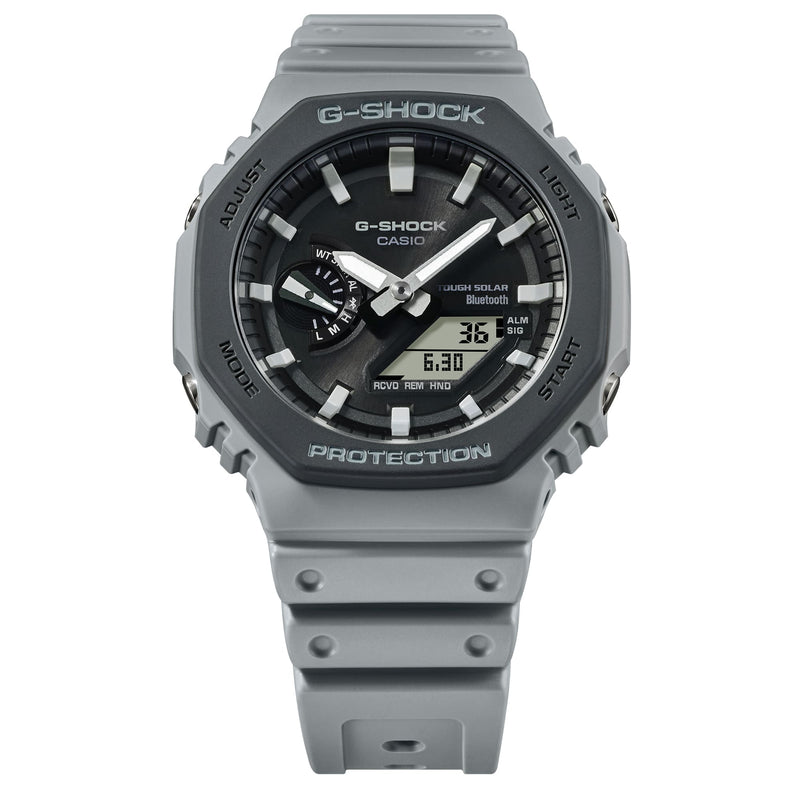 G-Shock Analog Digital Grey Dial Grey Resin Band Watch GAB2100LUU-8A
