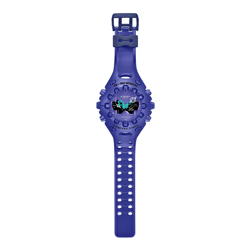 G-Shock Ultimate Toughness Purple Watch GAV01-2A with bold design and durable build by G-SHOCK.