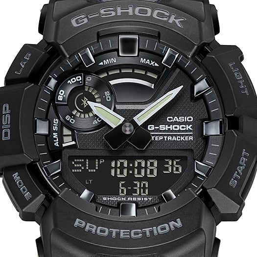G-Shock G-Squad Black Resin Band Watch GBA900-1A