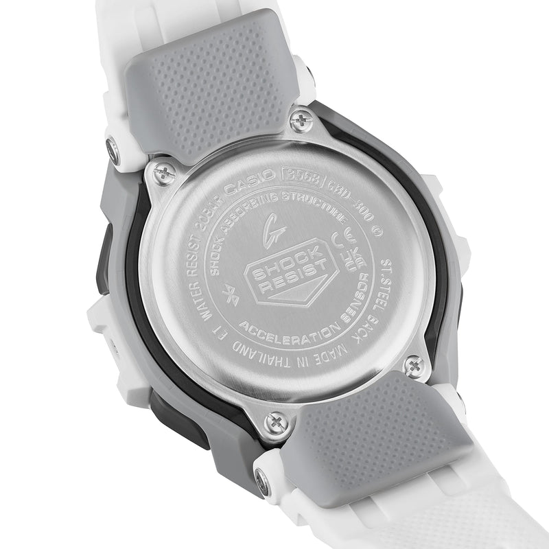 G-Shock G-Squad White Resin Band Watch GBD300-7D