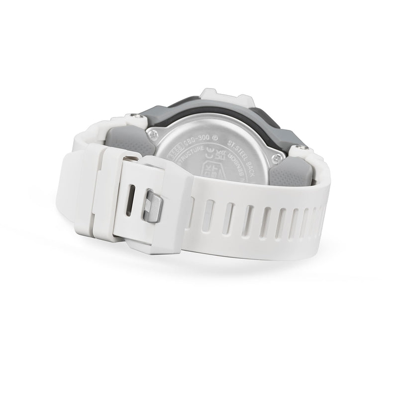 G-Shock G-Squad White Resin Band Watch GBD300-7D