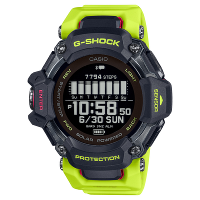 G-Shock Smart Heart Rate Green Resin Strap Watch GBDH2000-1A9