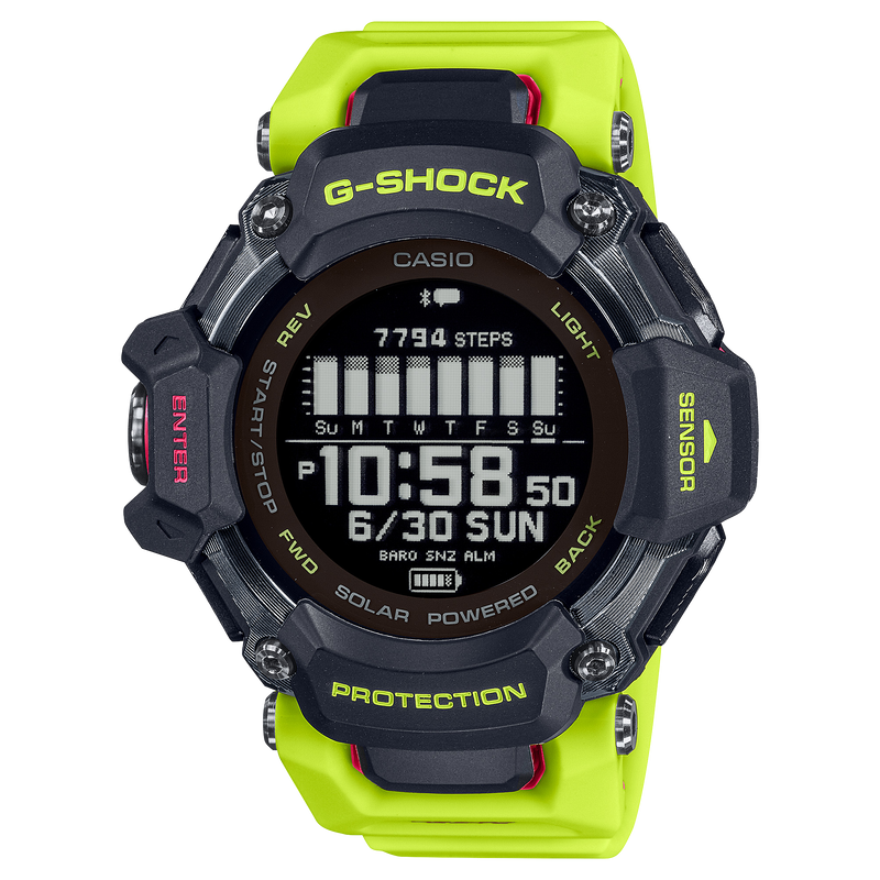 G-Shock Smart Heart Rate Green Resin Strap Watch GBDH2000-1A9