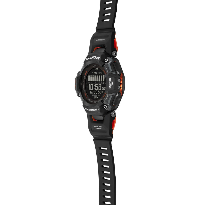 G-Shock Smart Heart Rate Black Resin Strap Watch GBDH2000-1A