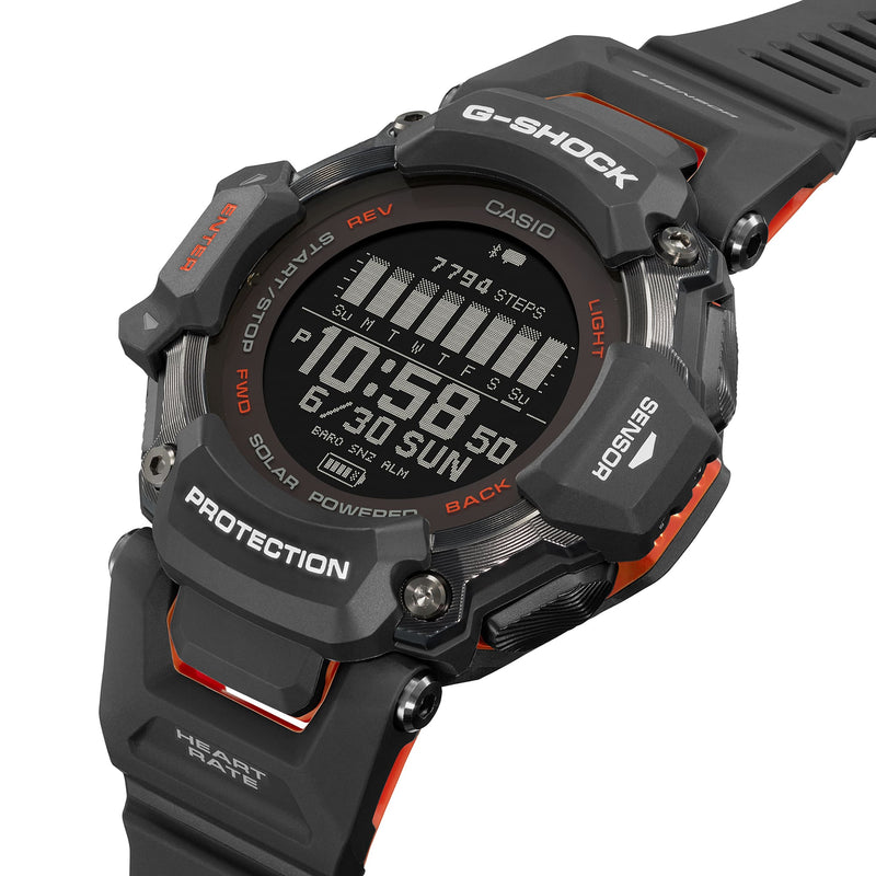 G-Shock Smart Heart Rate Black Resin Strap Watch GBDH2000-1A