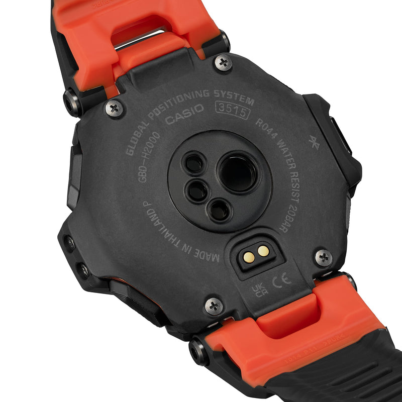 G-Shock Smart Heart Rate Black Resin Strap Watch GBDH2000-1A