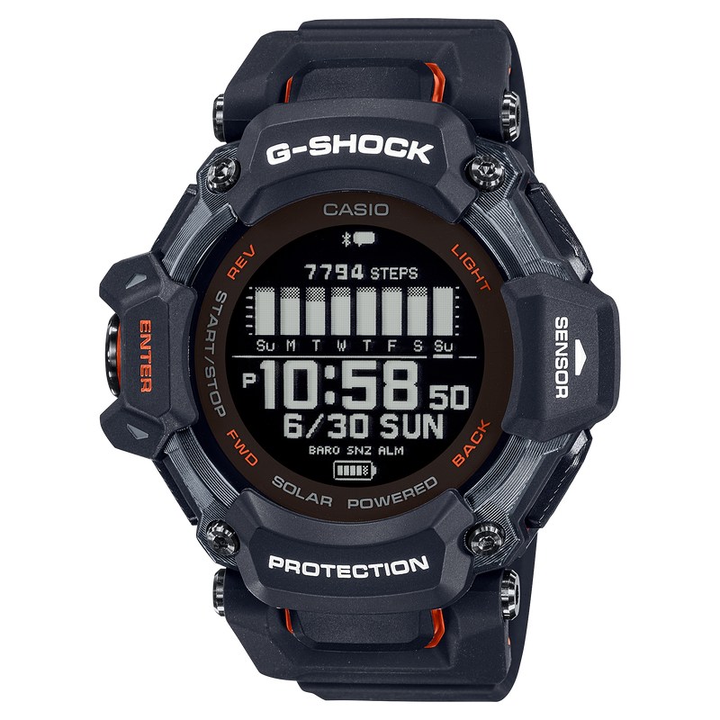 G-Shock Smart Heart Rate Black Resin Strap Watch GBDH2000-1A