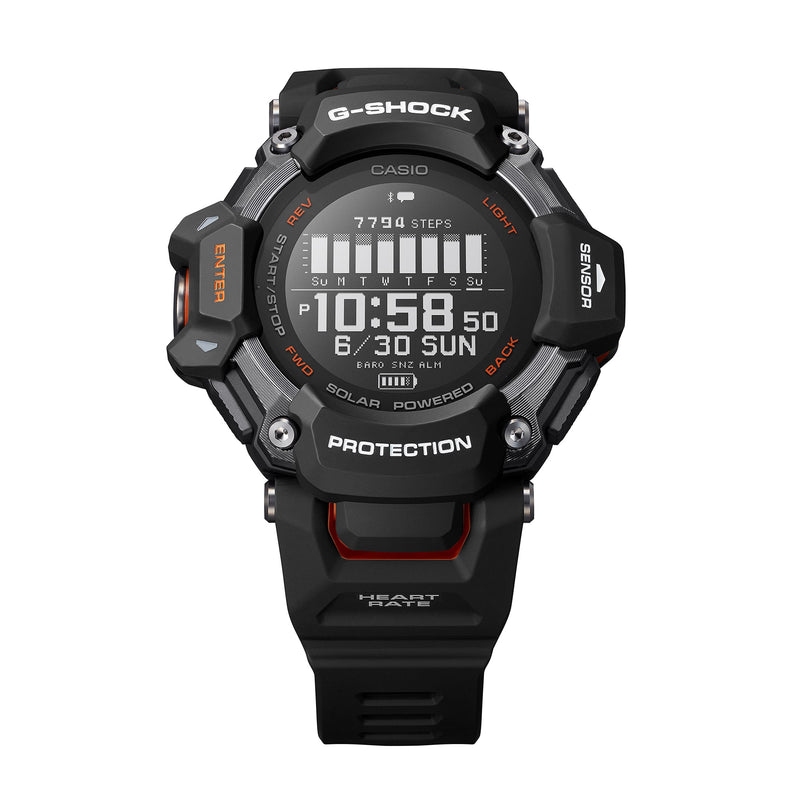 G-Shock Smart Heart Rate Black Resin Strap Watch GBDH2000-1A