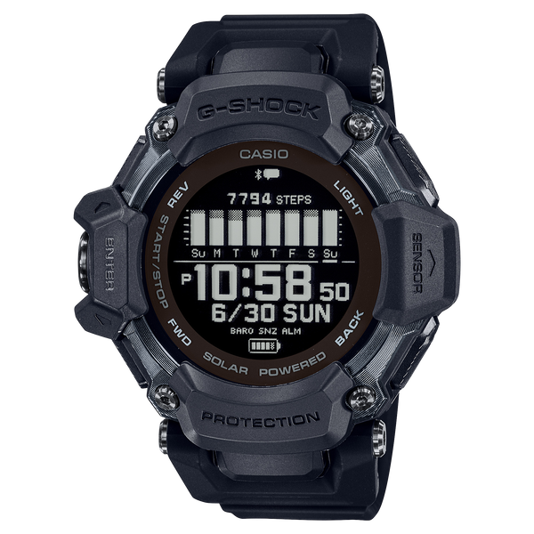 G-Shock Smart Heart Rate Black Resin Strap Watch GBDH2000-1B