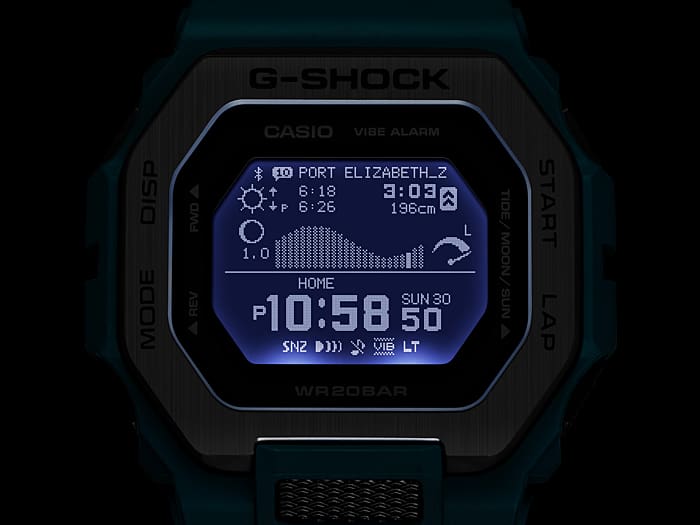 G-Shock G-Glide Blue Resin Watch GBX100-2A