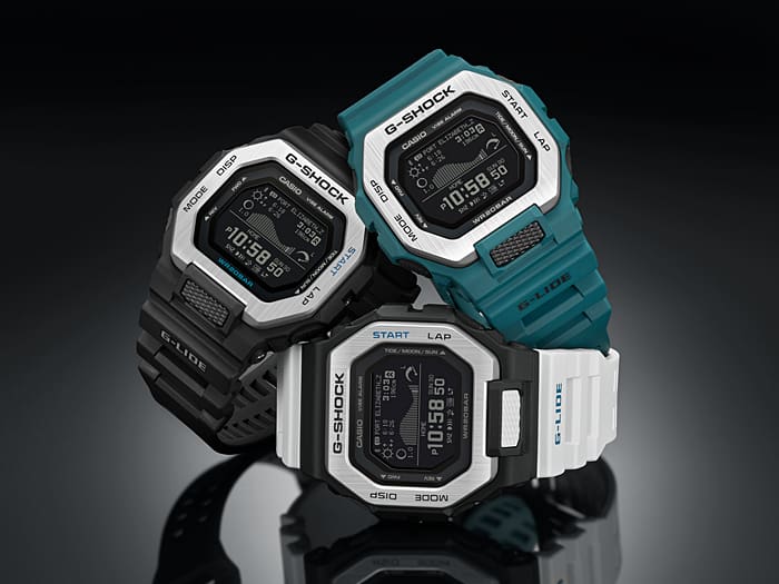 G-Shock G-Glide Blue Resin Watch GBX100-2A