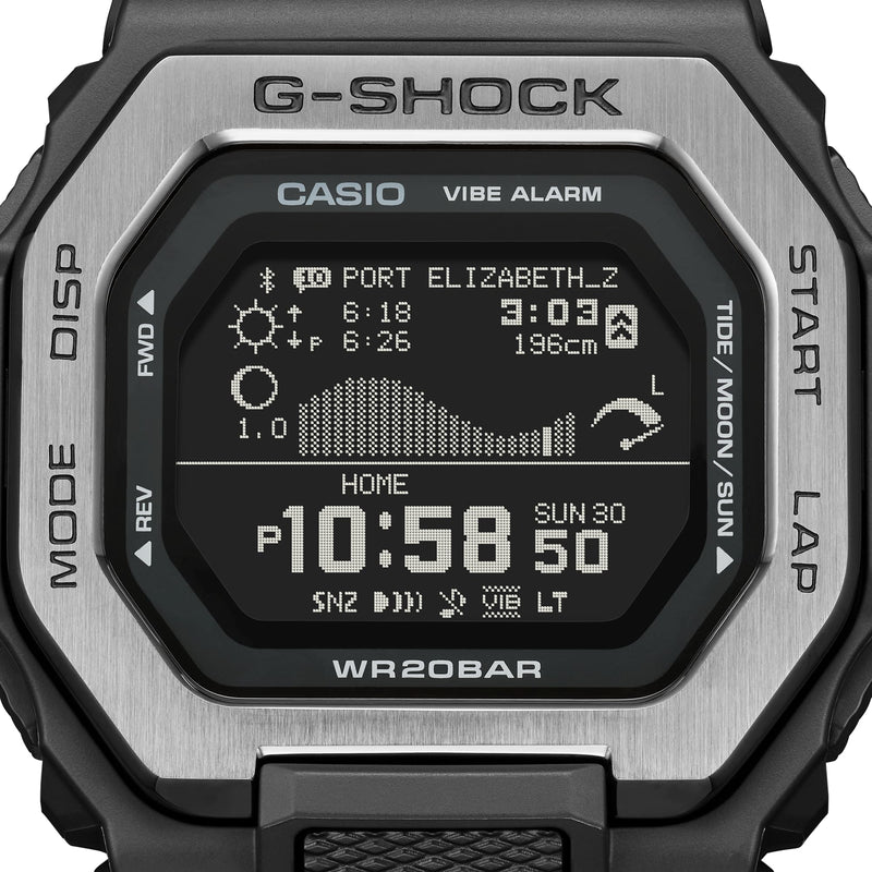 G-Shock G-Lide Sport Tide White Rubber Band Men's Watch GBX100TT-8D
