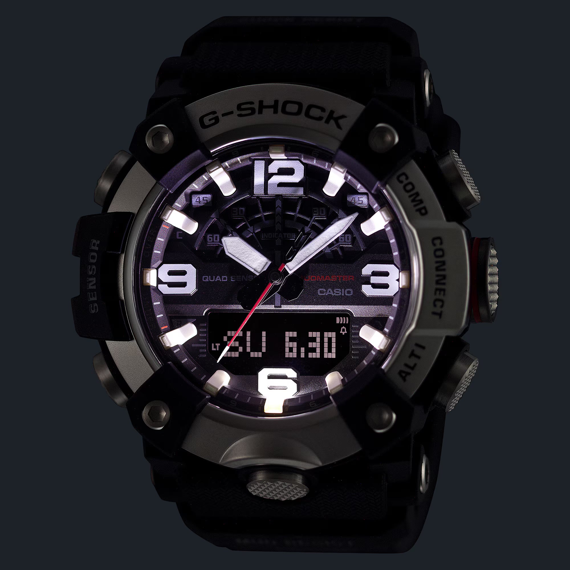 G-Shock Master Of G Mudmaster Black Rubber Band Watch GGB100XMB-1A