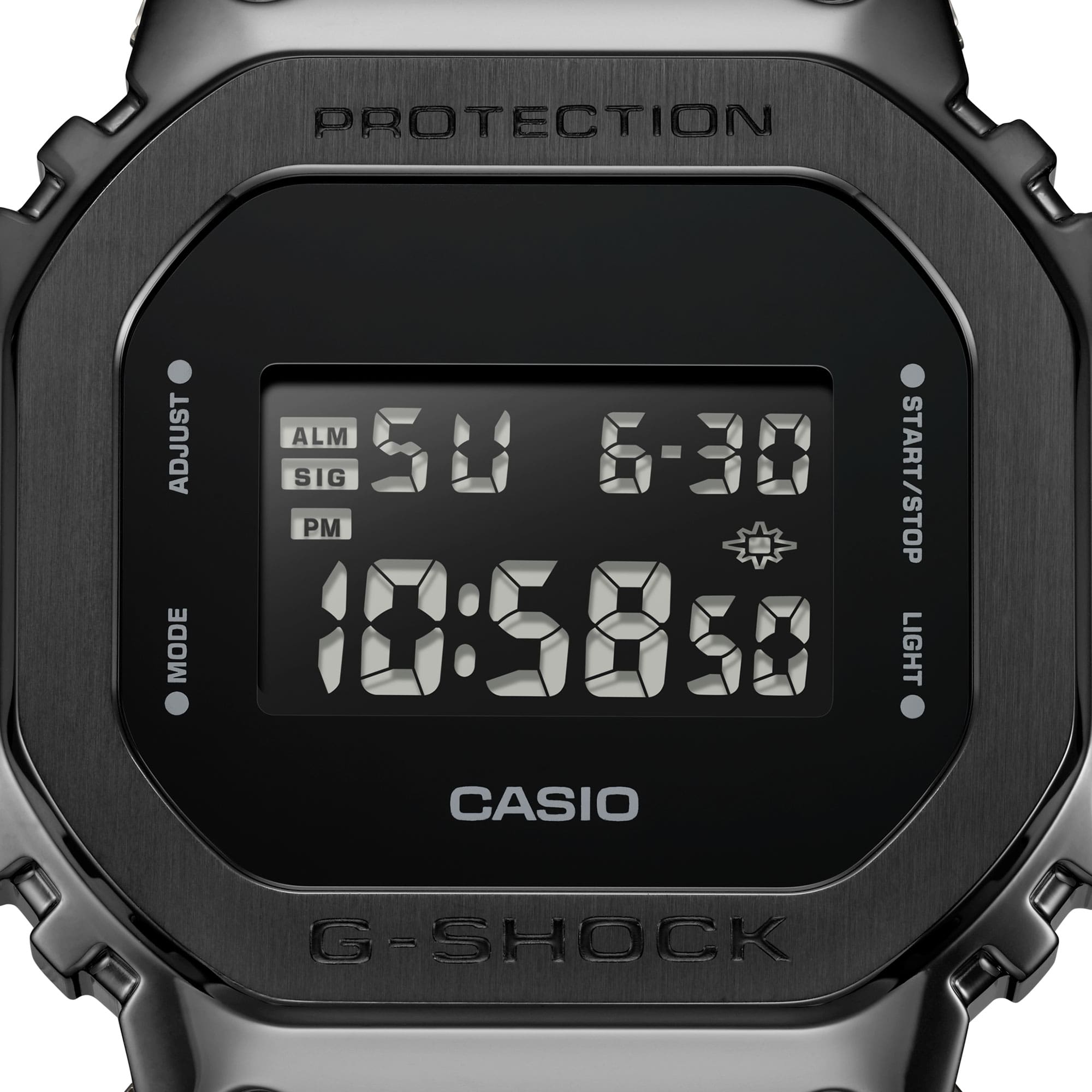G-Shock Digital Metal Black Resin Band Watch GM5600UB-1D