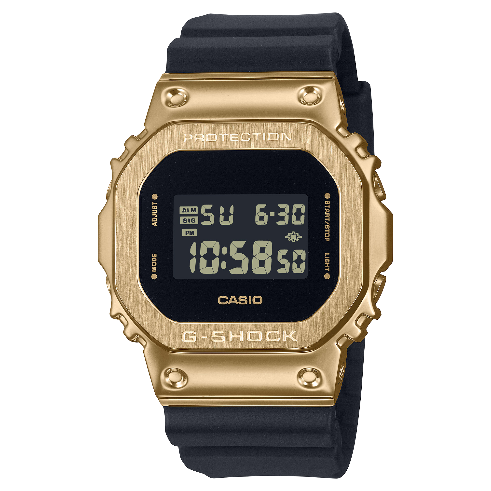 G-Shock Digital Metal Black Resin Band Watch GM5600UG-9D