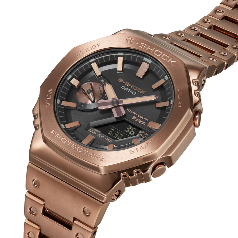 G-Shock Full Metal Rose Gold Solar Watch GMB2100GD-5A