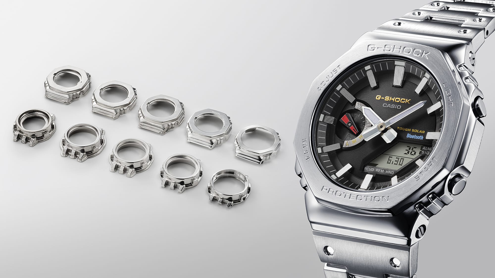 G-Shock Full Metal 2100 Series Stainless Steel Watch GMB2100SD-1C