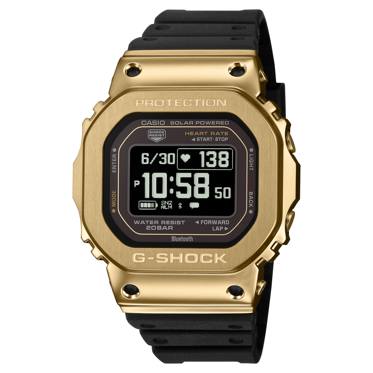 G-Shock G-SQUAD Gold Men's Solar Digital Watch GMH5600-9D