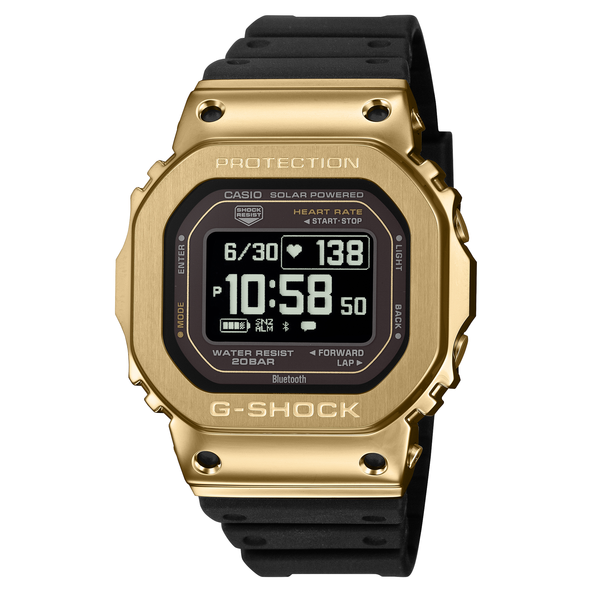 G-Shock G-SQUAD Gold Men's Solar Digital Watch GMH5600-9D