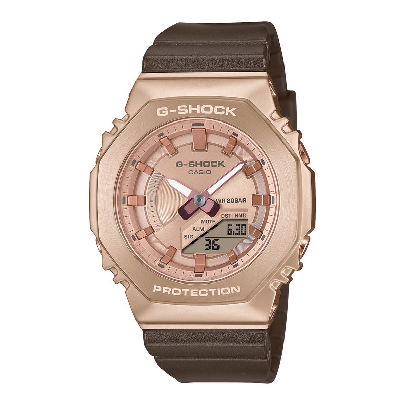 G-Shock Analog Digital Brown Resin Band Watch GMS2100CB-5A