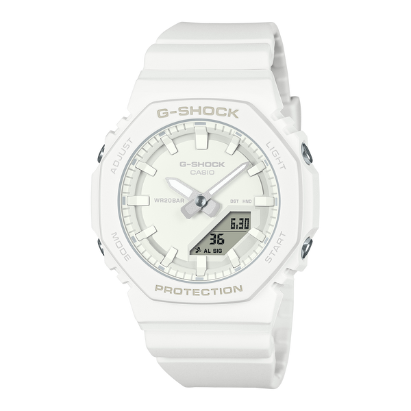 G-Shock All White CasiOak Ladies Watch GMAP2100-7A