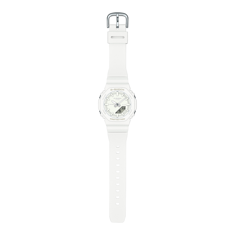 G-Shock All White CasiOak Ladies Watch GMAP2100-7A