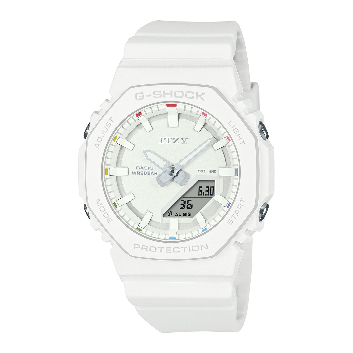 G-Shock Analog Digital Itzy Collaboration White Resin Band GMAP2100IT-